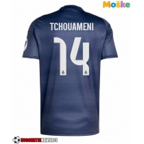 Moške Nogometnih dresov Real Madrid Aurelien Tchouameni #14 Gostujoči 2025-26 Kratki rokavi